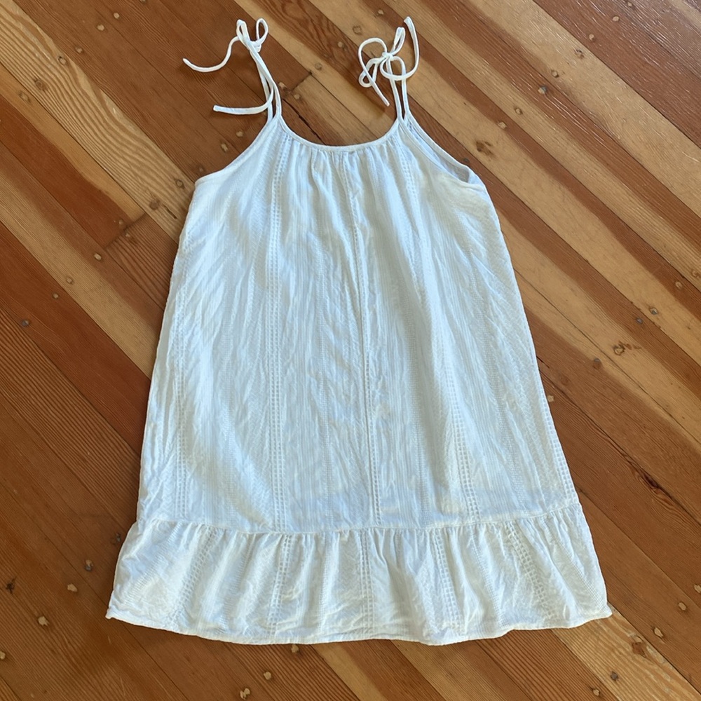 Madewell‎ Woven Cotton Boho Cream Dress Small - Picture 4 of 4